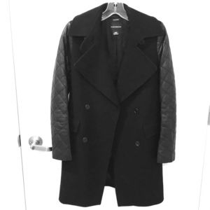 Club Monaco wool blend pea coat